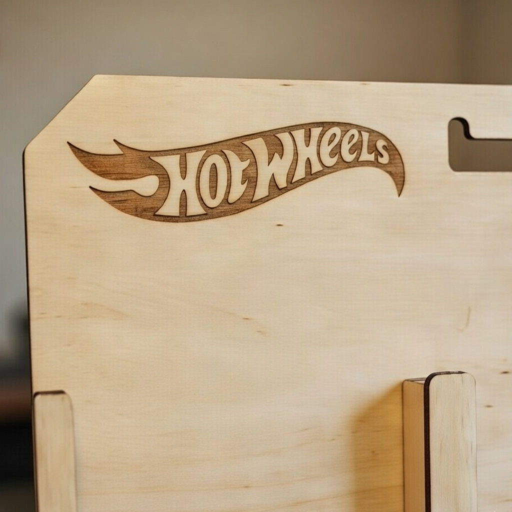 William’s Jump Ramp – Wooden Car Ramp with Storage Garage