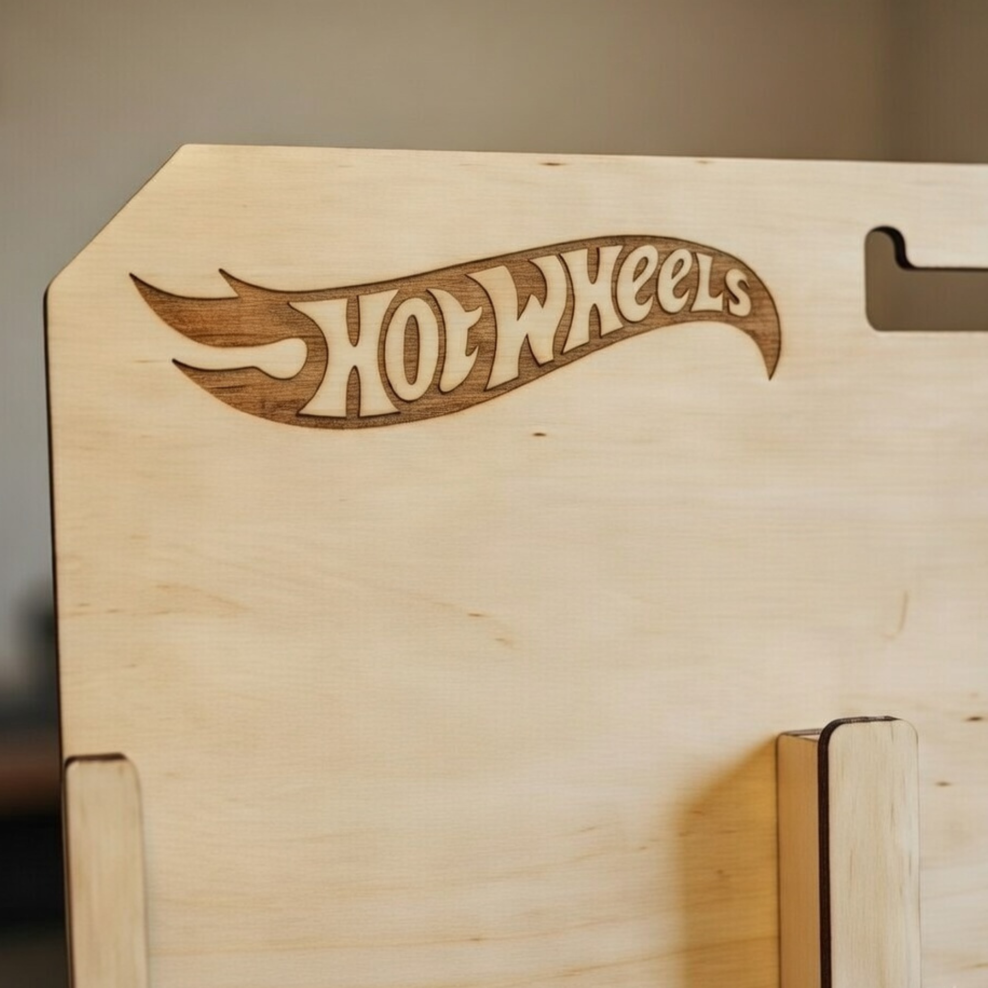 William’s Jump Ramp – Wooden Car Ramp with Storage Garage