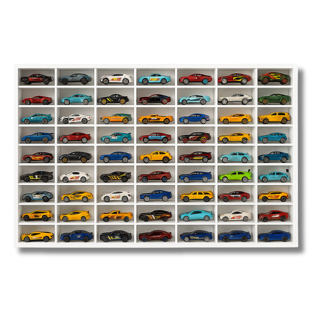60-Car Hot Wheels Display Case