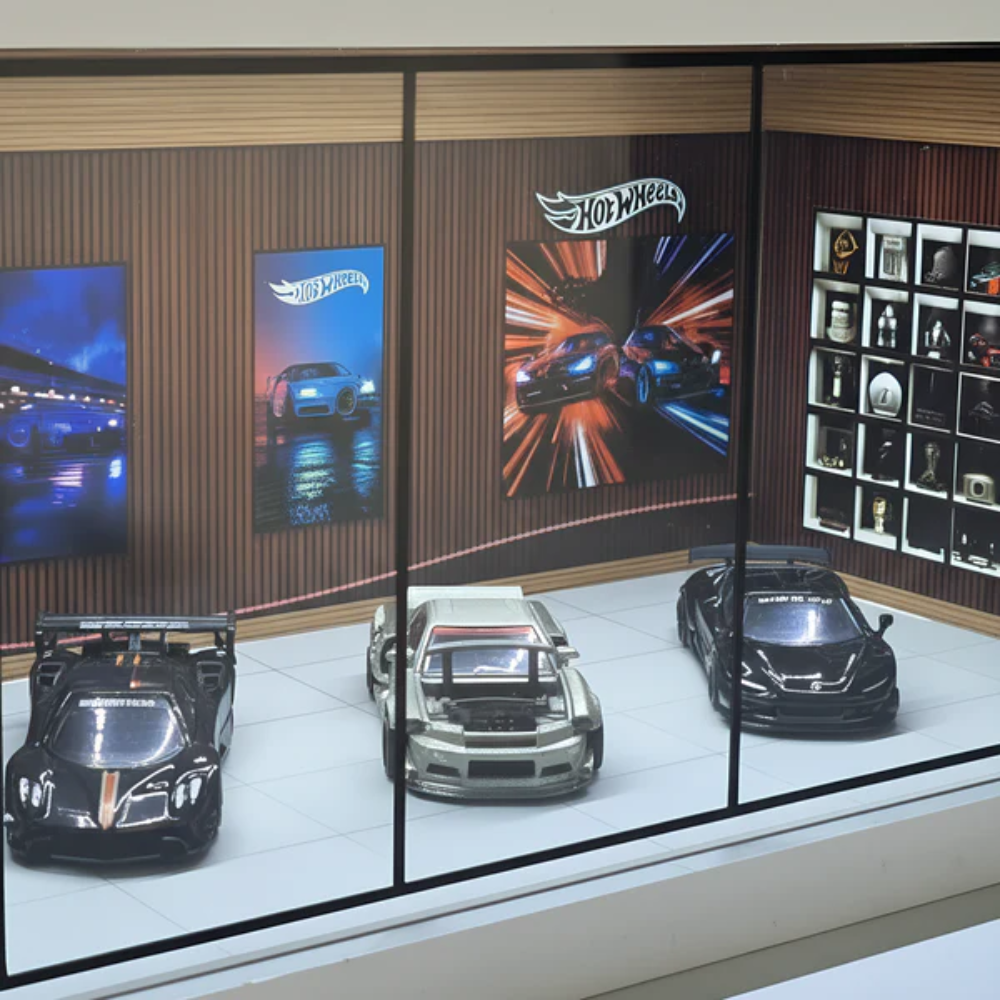 Luxury Miniature Car Showroom for 1:24, 1:43 & 1:64 Models