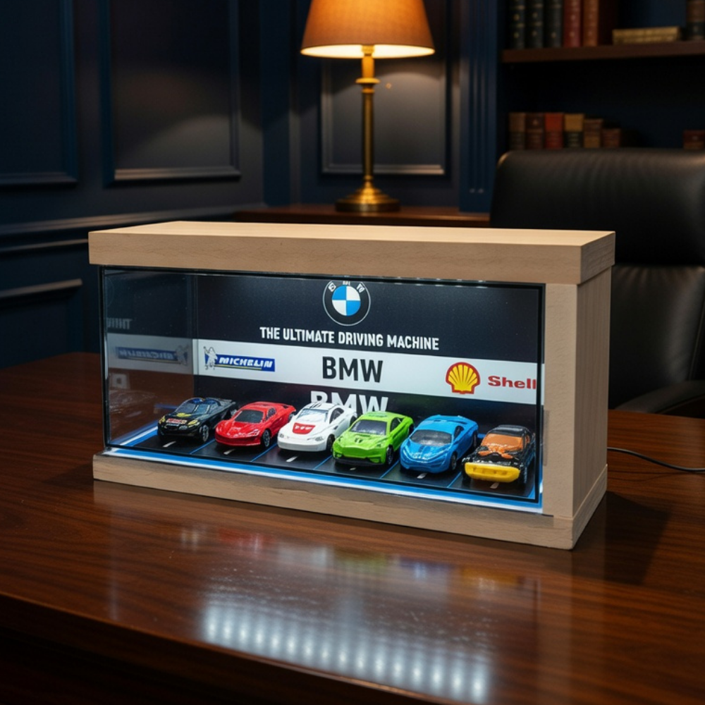 BMW Luxury Car Showroom Diorama 🔵⚪