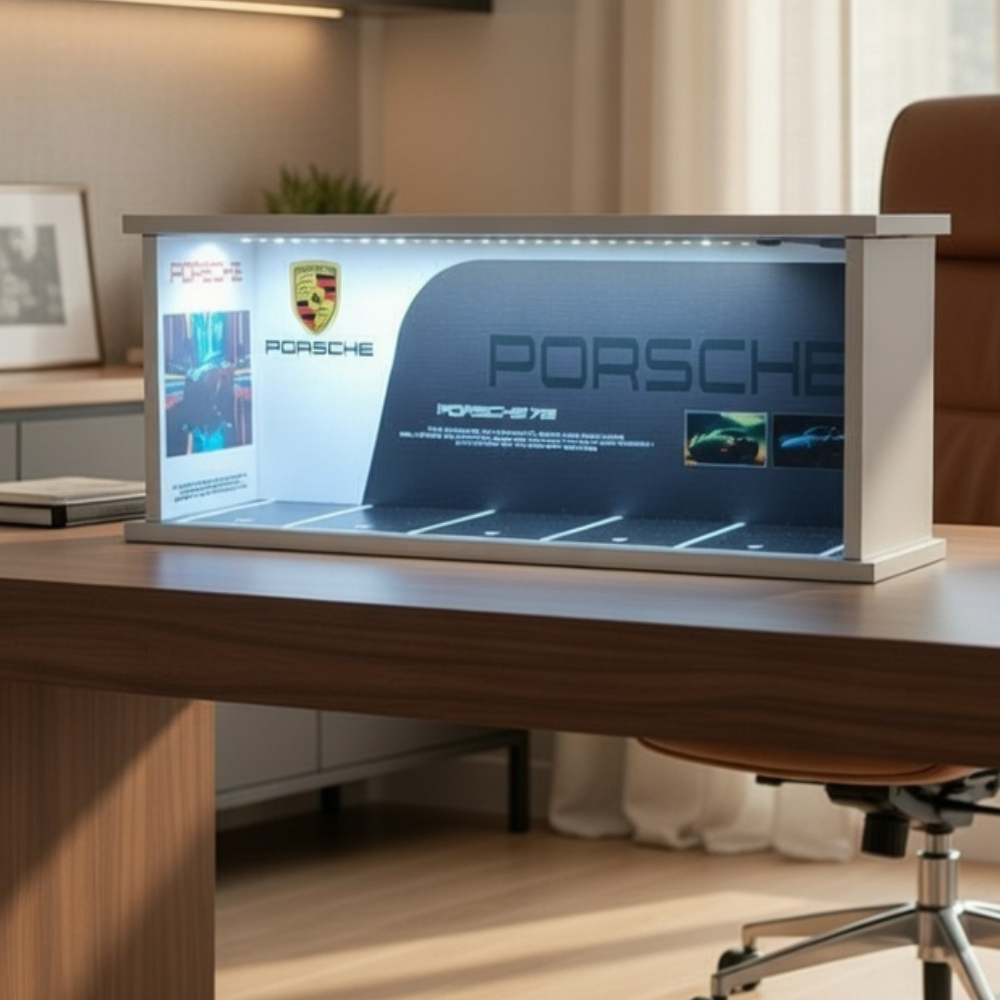 Porsche Luxury Car Diorama 🖤🏎️
