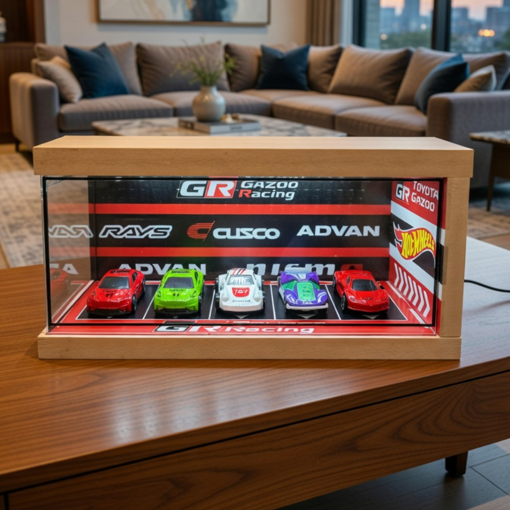 GR Toyota Luxury Car Showroom Diorama 🔴🏁