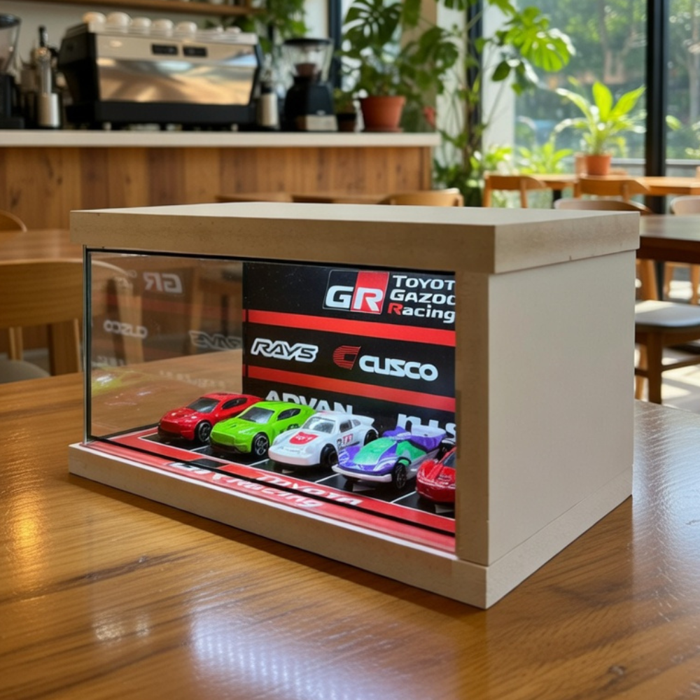 GR Toyota Luxury Car Showroom Diorama 🔴🏁