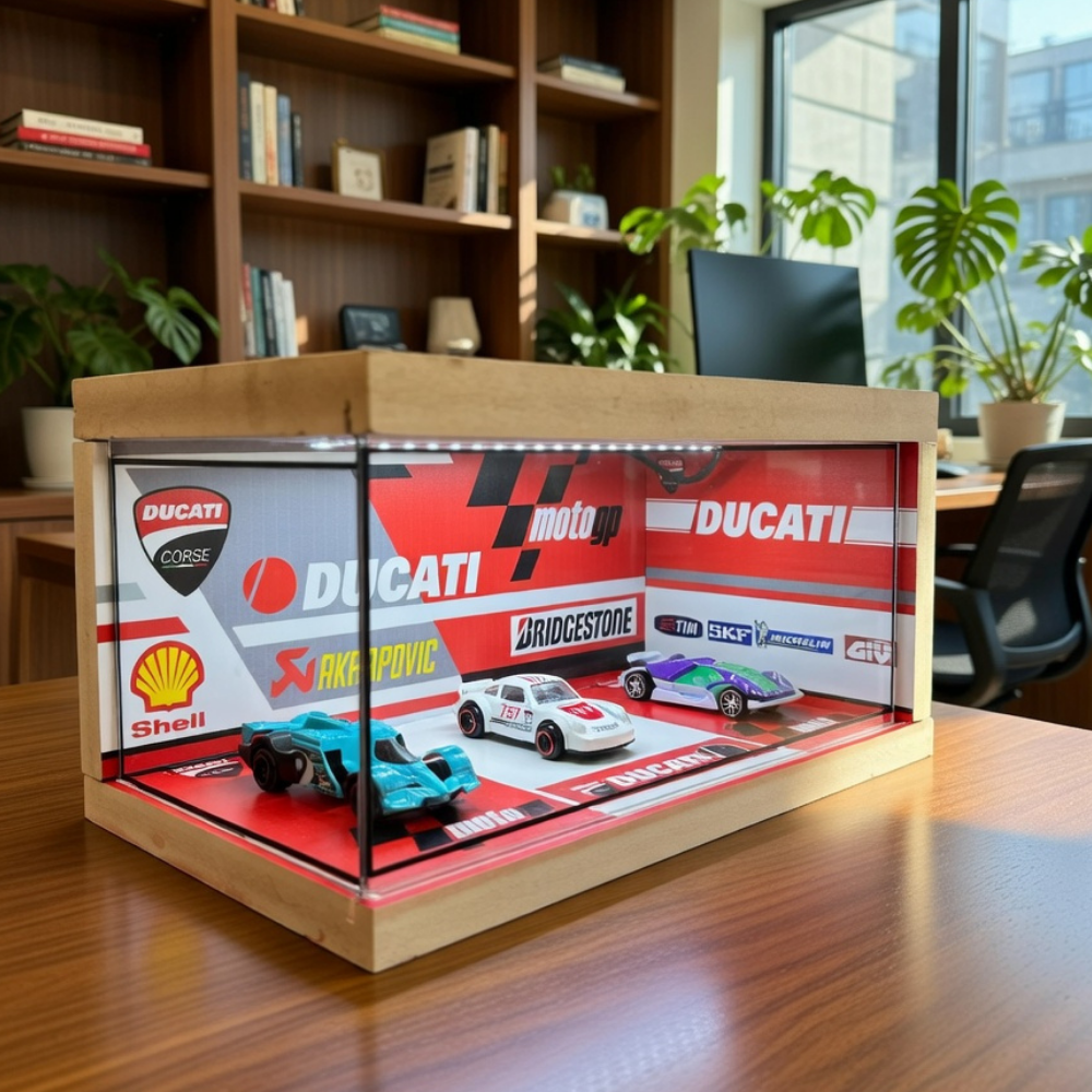 Ducati MotoGP Car Showroom Diorama 🔴🏁