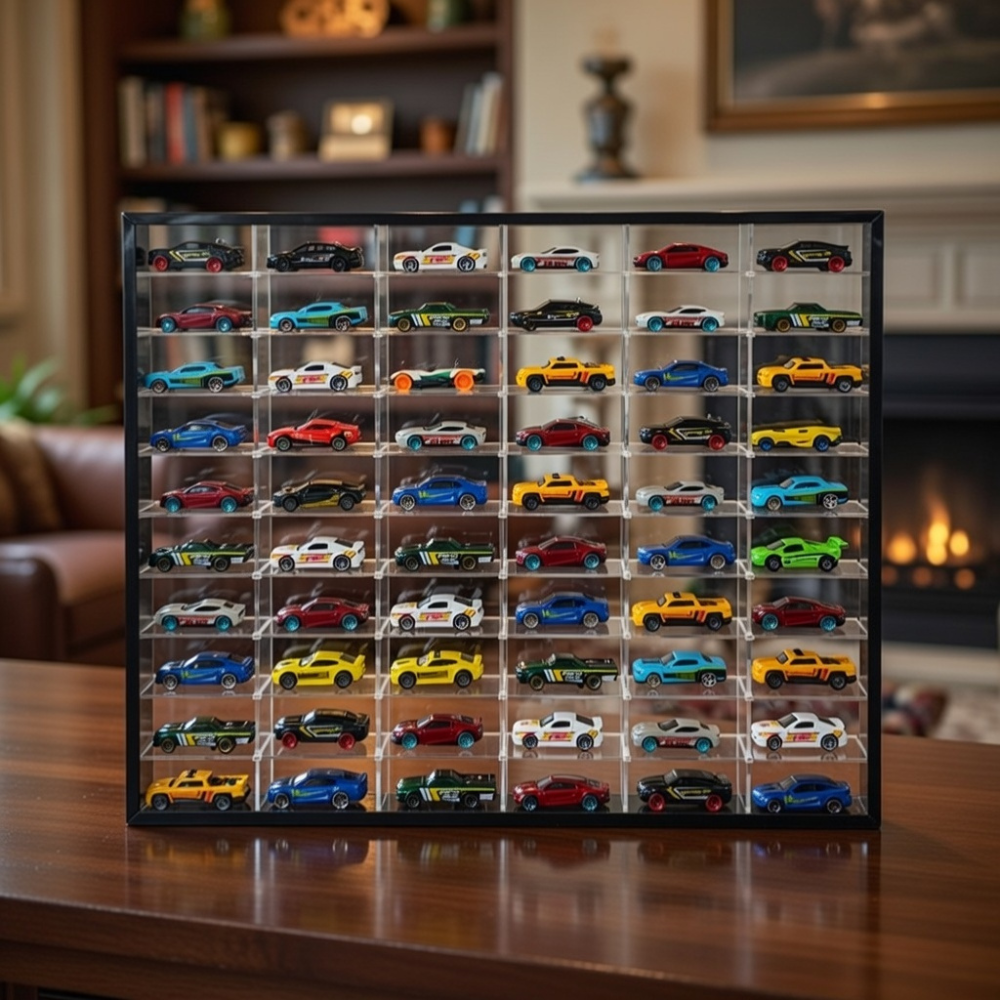 60-Car Hot Wheels Display Case