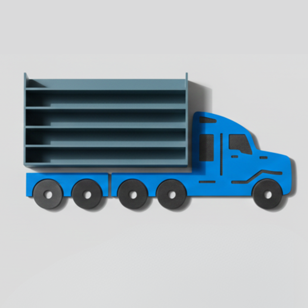 Truck-Shaped Diecast Display Rack for Collectors