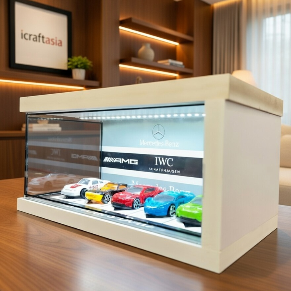 Mercedes-Benz Luxury Car Showroom Diorama ⚫✨