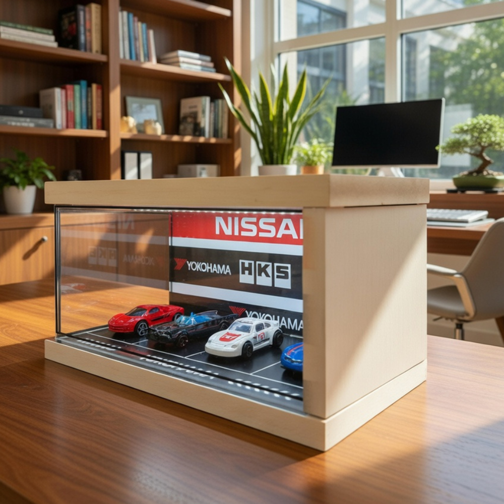Nissan Luxury Car Showroom Diorama 🔴🏁
