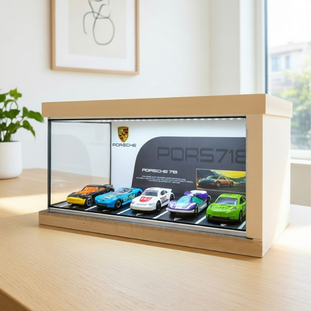 Porsche Luxury Car Showroom Diorama ⚫🏁