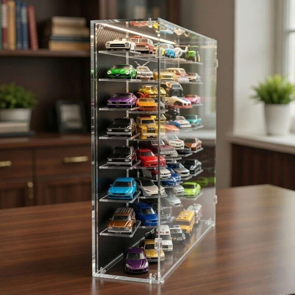 Acrylic LED Display Case for Hot Wheels & Diecast Cars