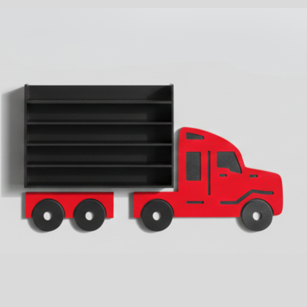 Truck-Shaped Diecast Display Rack for Collectors