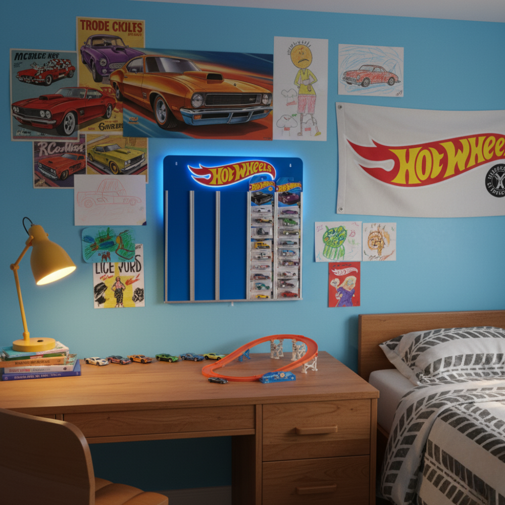 Hotwheels Wall mount Card Holder