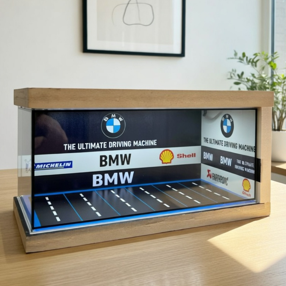 BMW Luxury Car Showroom Diorama 🔵⚪