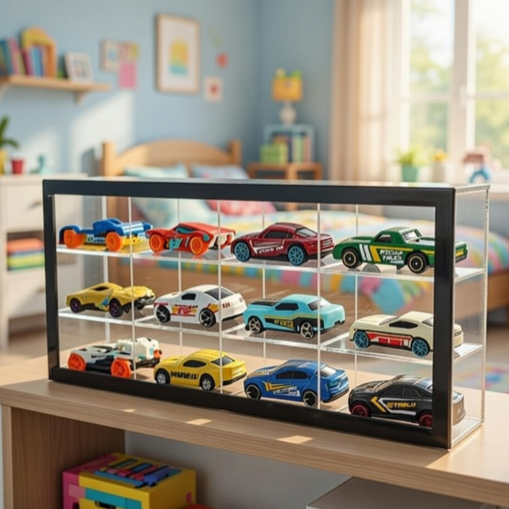 12-Car Hot Wheels Display Case
