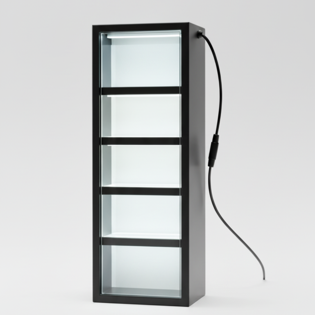 Compact LED Mini Car Display Case