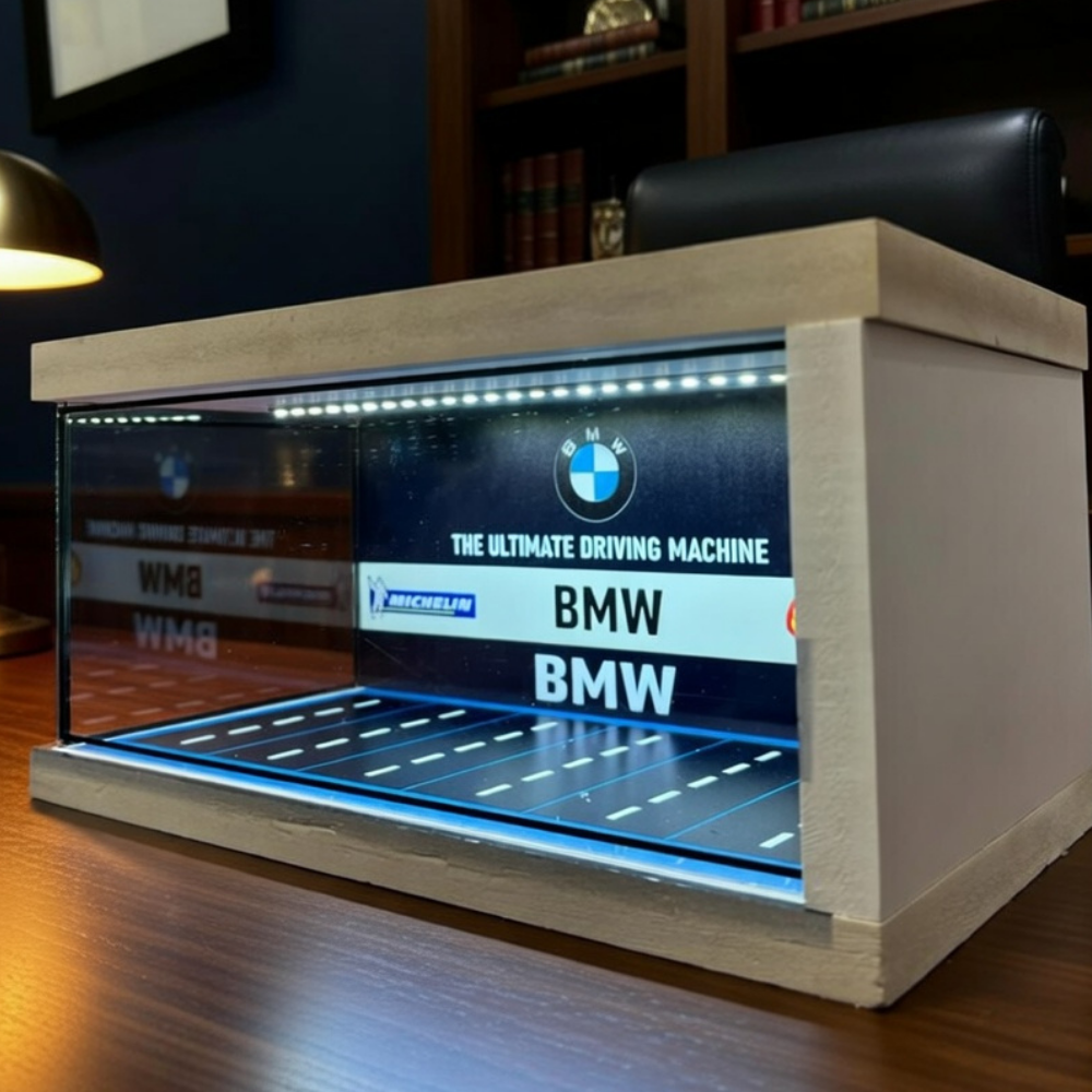 BMW Luxury Car Showroom Diorama 🔵⚪