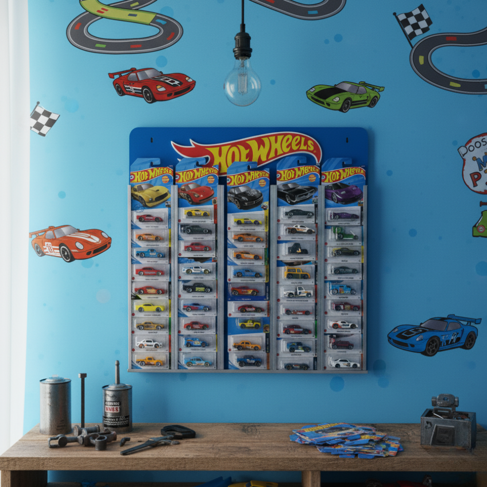 Hotwheels Wall mount Card Holder