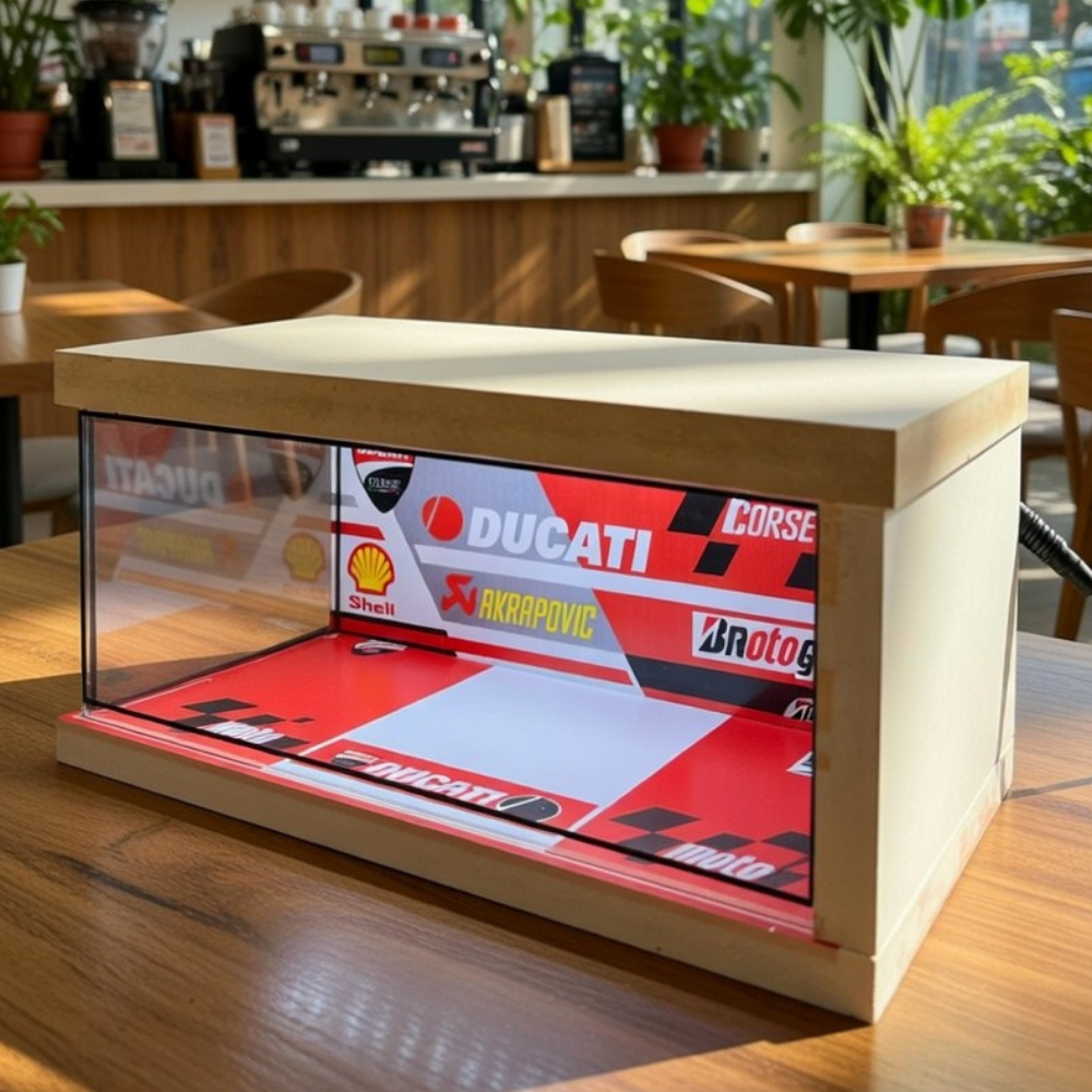 Ducati MotoGP Car Showroom Diorama 🔴🏁