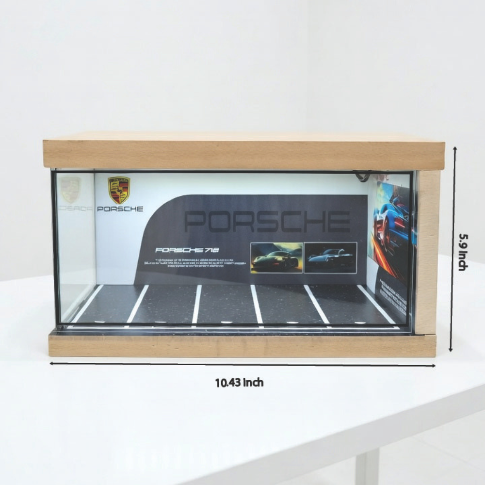 Porsche Luxury Car Showroom Diorama ⚫🏁