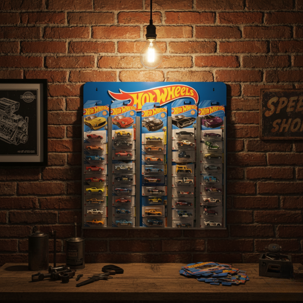 Hotwheels Wall mount Card Holder