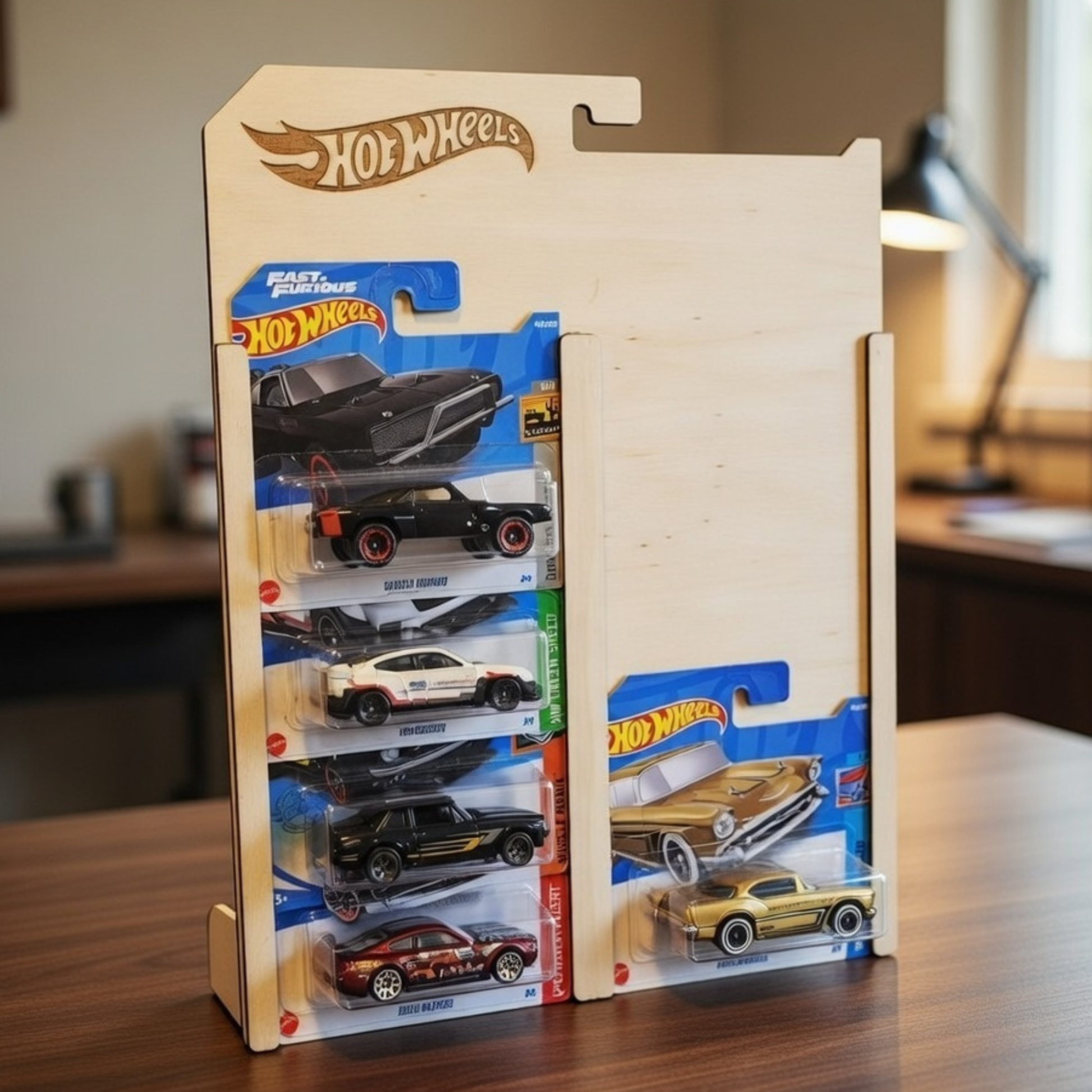 William’s Jump Ramp – Wooden Car Ramp with Storage Garage