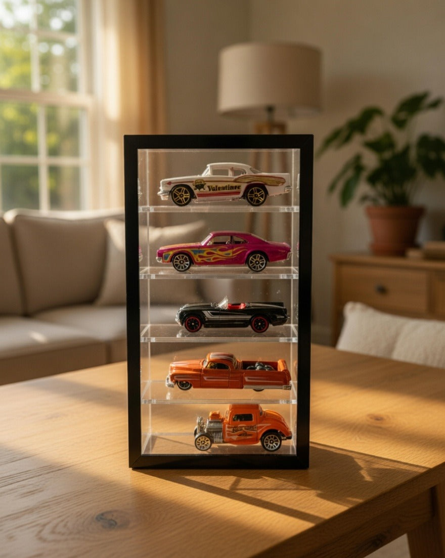 5-Layer Acrylic Car Display Organizer – Premium Storage for Collectors